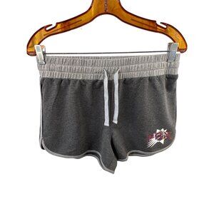 Phoenix Suns Sweat Shorts Medium Athletic Gray Elastic Drawstring Pull-On Logo E